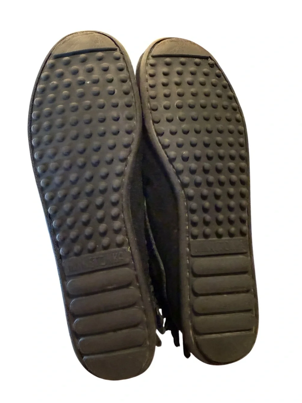Minnetonka Women’s Size 8 Black Suede Fringe Moccasin Boots